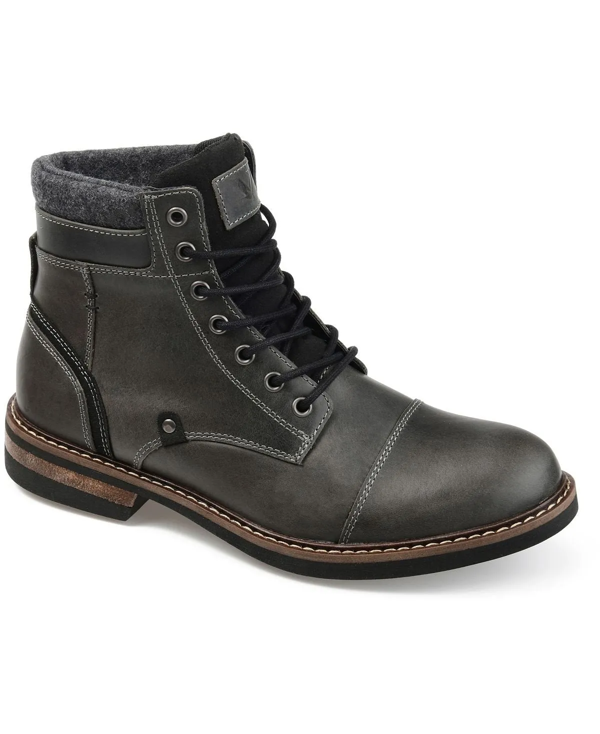 Men's yukon cap toe Territory ankle boots, black