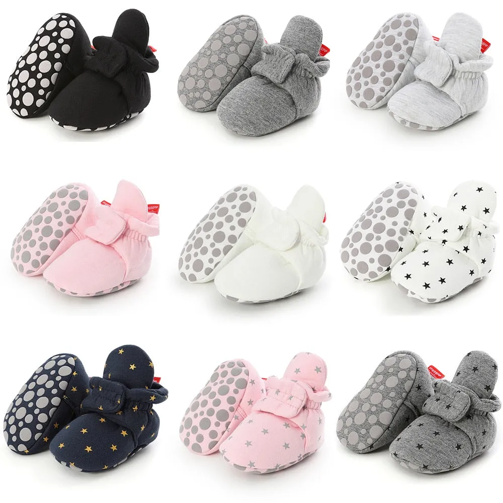 Newborn Baby Socks Shoes Cotton Comfort Soft Anti-slip Warm Infant