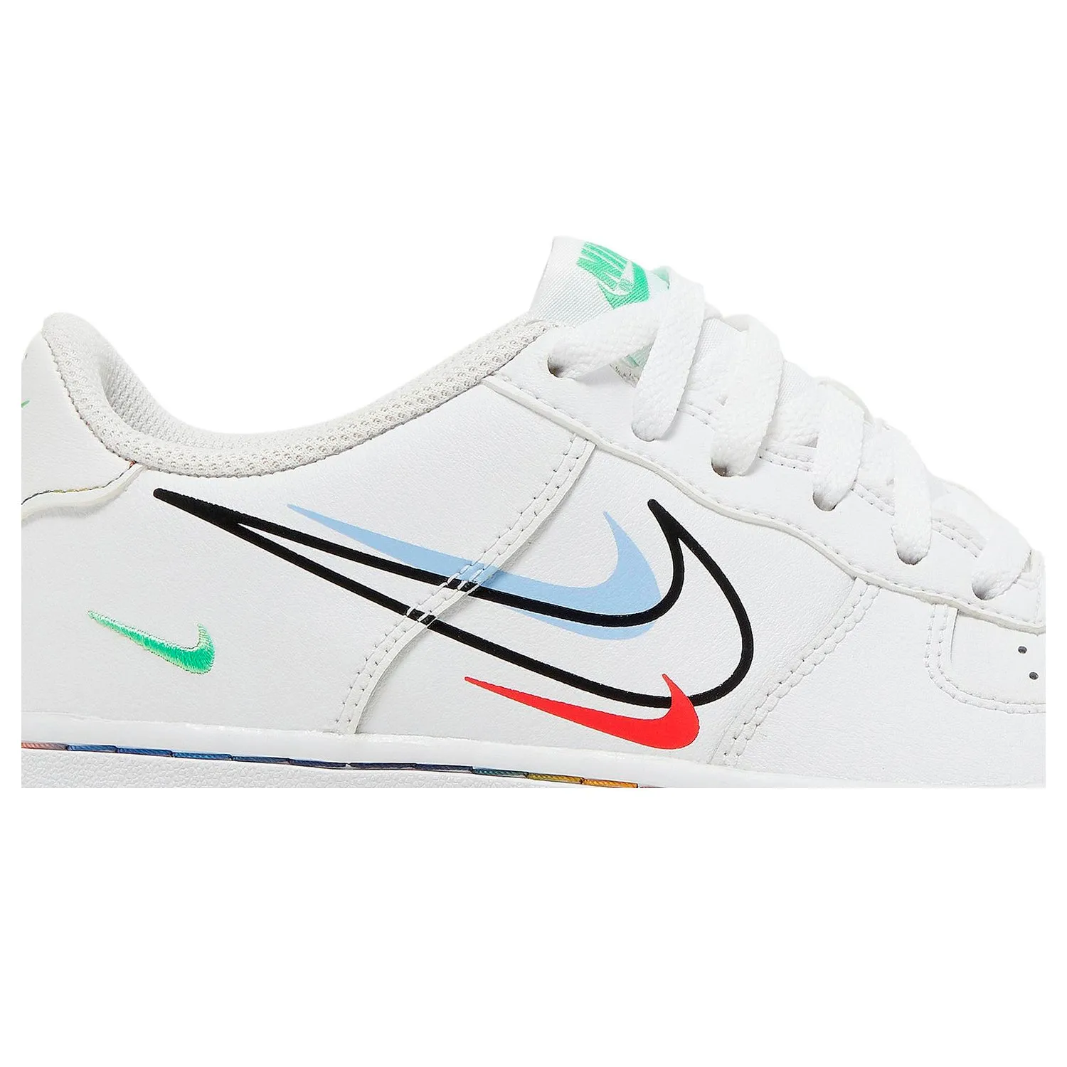 Nike Air Force 1 Low GS 'Multi Swoosh', White