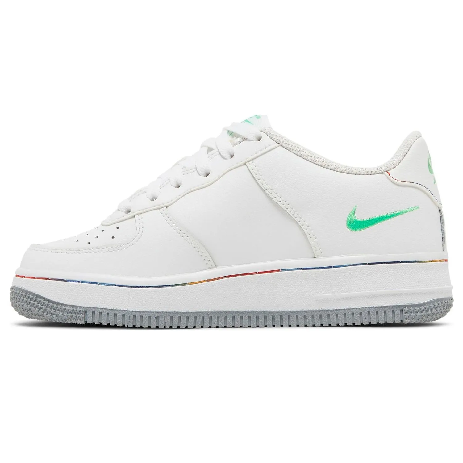 Nike Air Force 1 Low GS 'Multi Swoosh', White