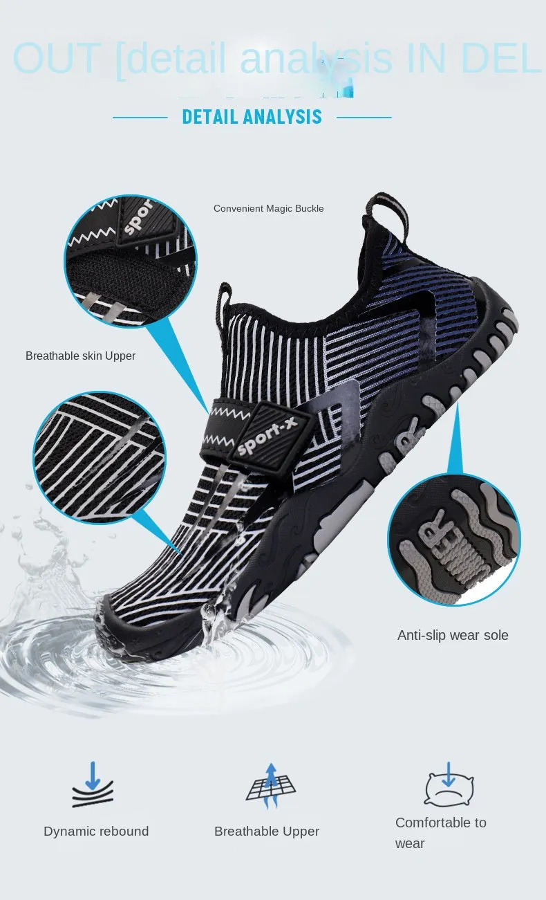 Versatile Water Shoes for Beach, Hiking, and Fishing for Kids