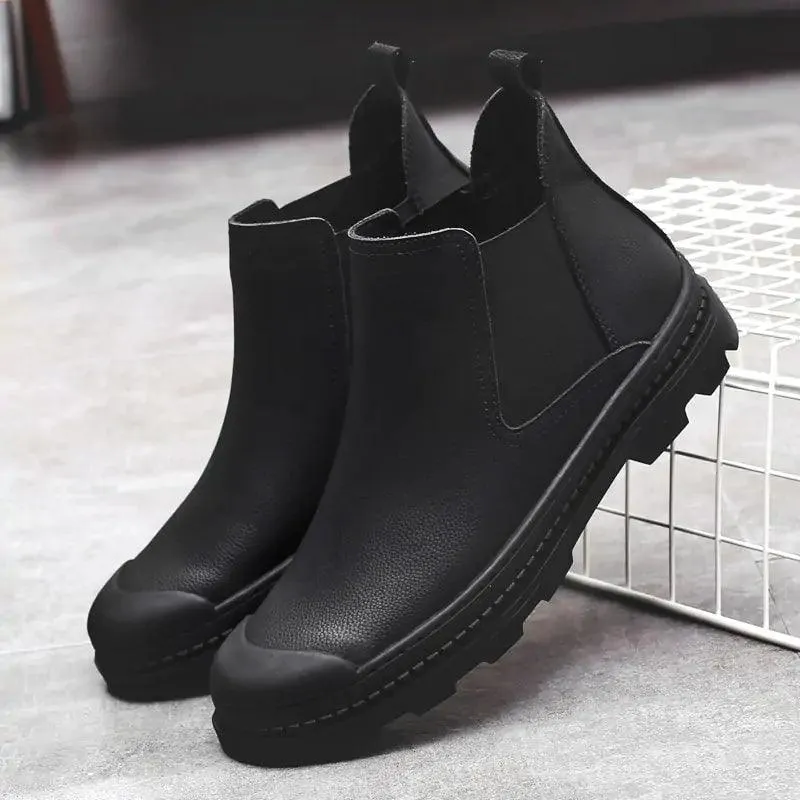 Warm Male Leather Shoes