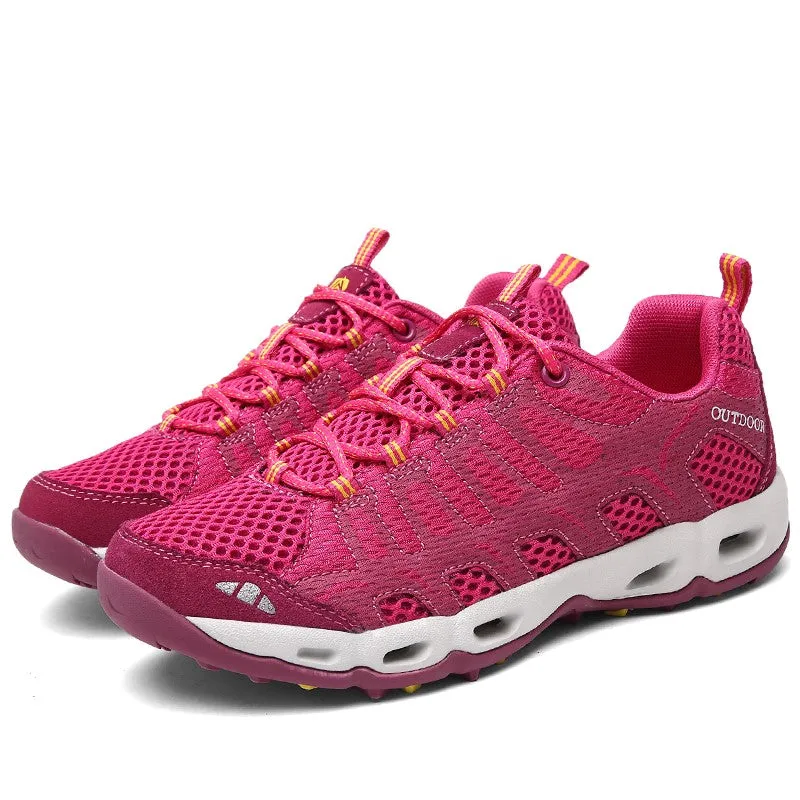 Women's breathable anti-skid air-cushion hiking sneakers